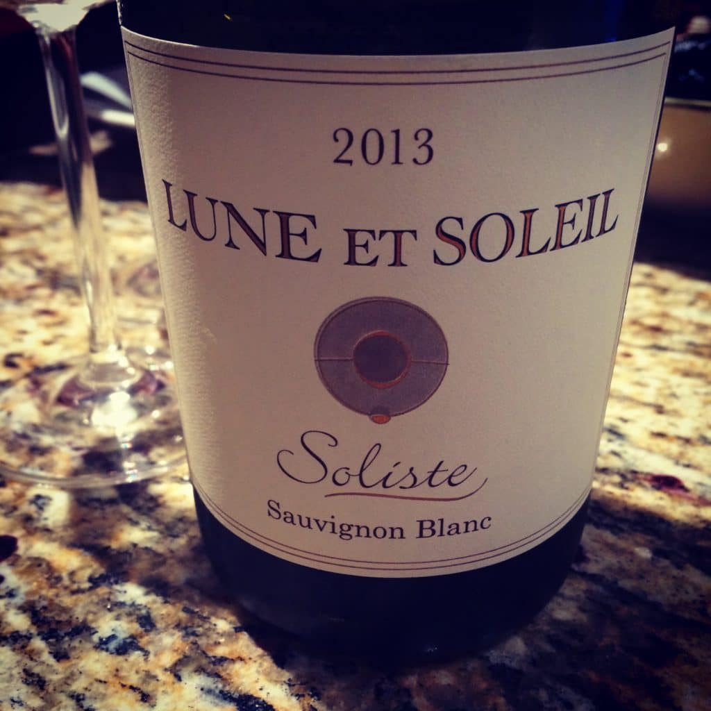 Soliste Cellars Lune Et Soleil Sauvignon Blanc 2013