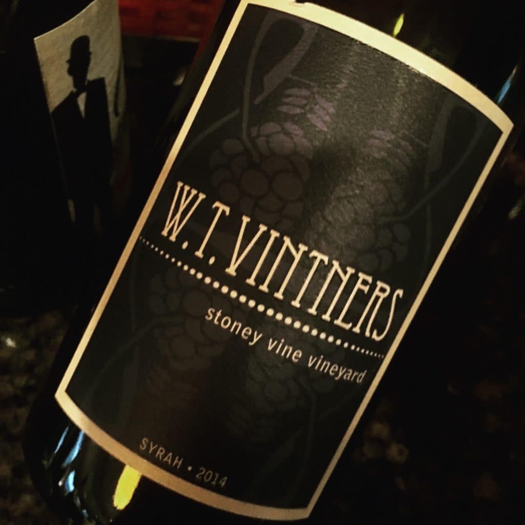 W.T. Vintners Stoney Vine Vineyard Syrah 2014