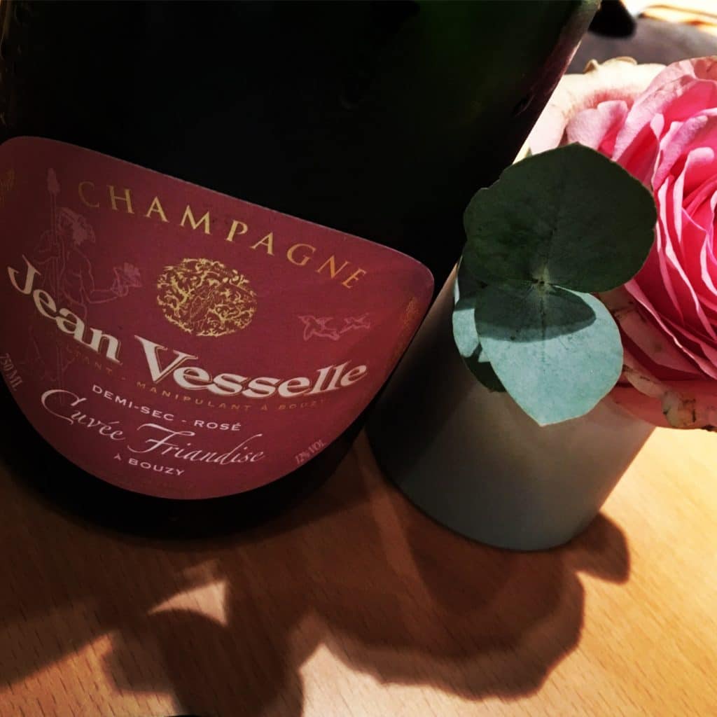 Jean Vesselle Bouzy Champagne Cuvée Friandise Demi-Sec Rosé NV
