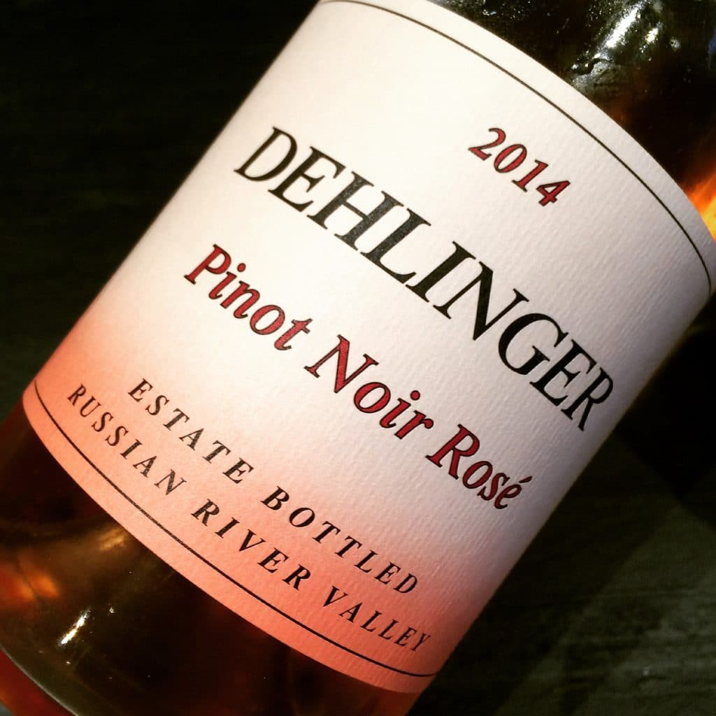 Dehlinger Estate Bottled Pinot Noir Rosé 2014
