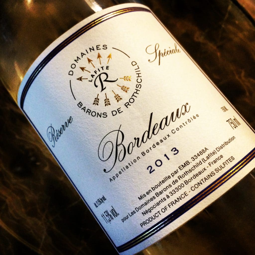 Barons de Rothschild Bordeaux Réserve Spéciale Blanc 2013