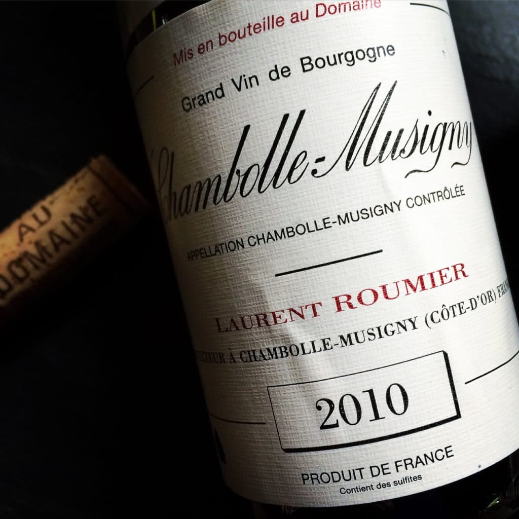 Laurent Roumier Chambolle-Musigny 2010