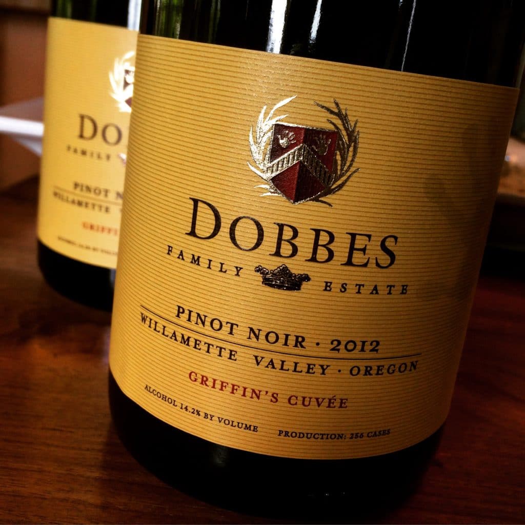 Dobbes Family Estate Pinot Noir Griffin's Cuvée 2012