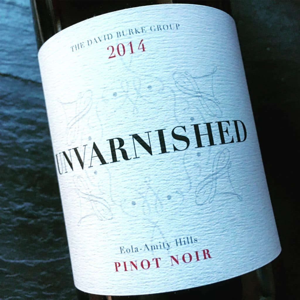 Brooks Winery | David Burke Group 'Unvarnished' Pinot Noir 2014