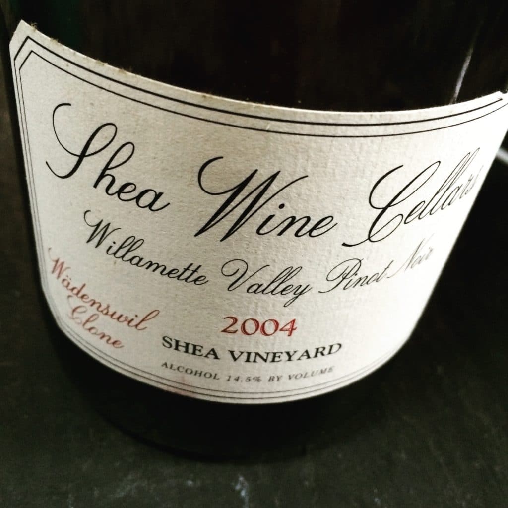 Shea Wine Cellars Wädenswil Clone Pinot Noir 2004