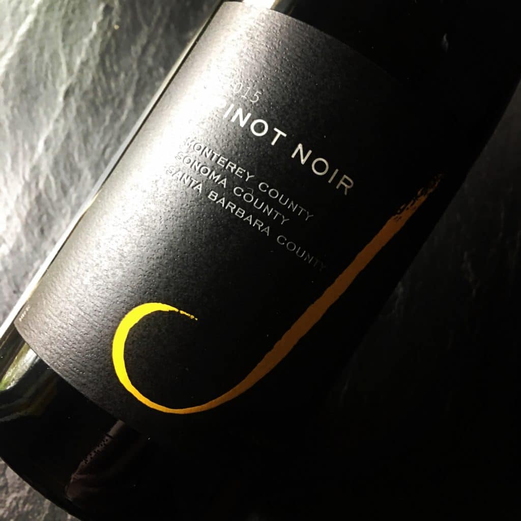 J Vineyards Pinot Noir Monterey, Sonoma, & Santa Barbara Counties 2015