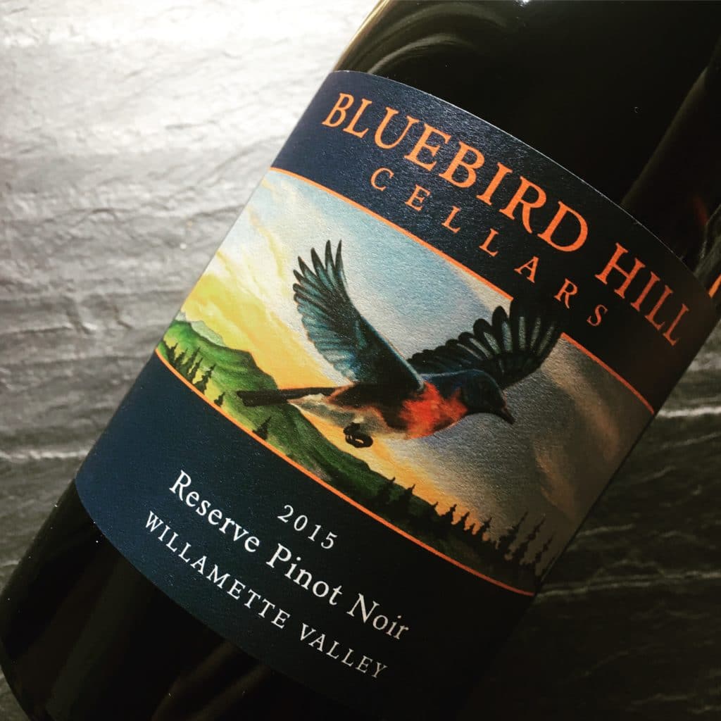Bluebird Hill Cellars Willamette Valley Pinot Noir 2015