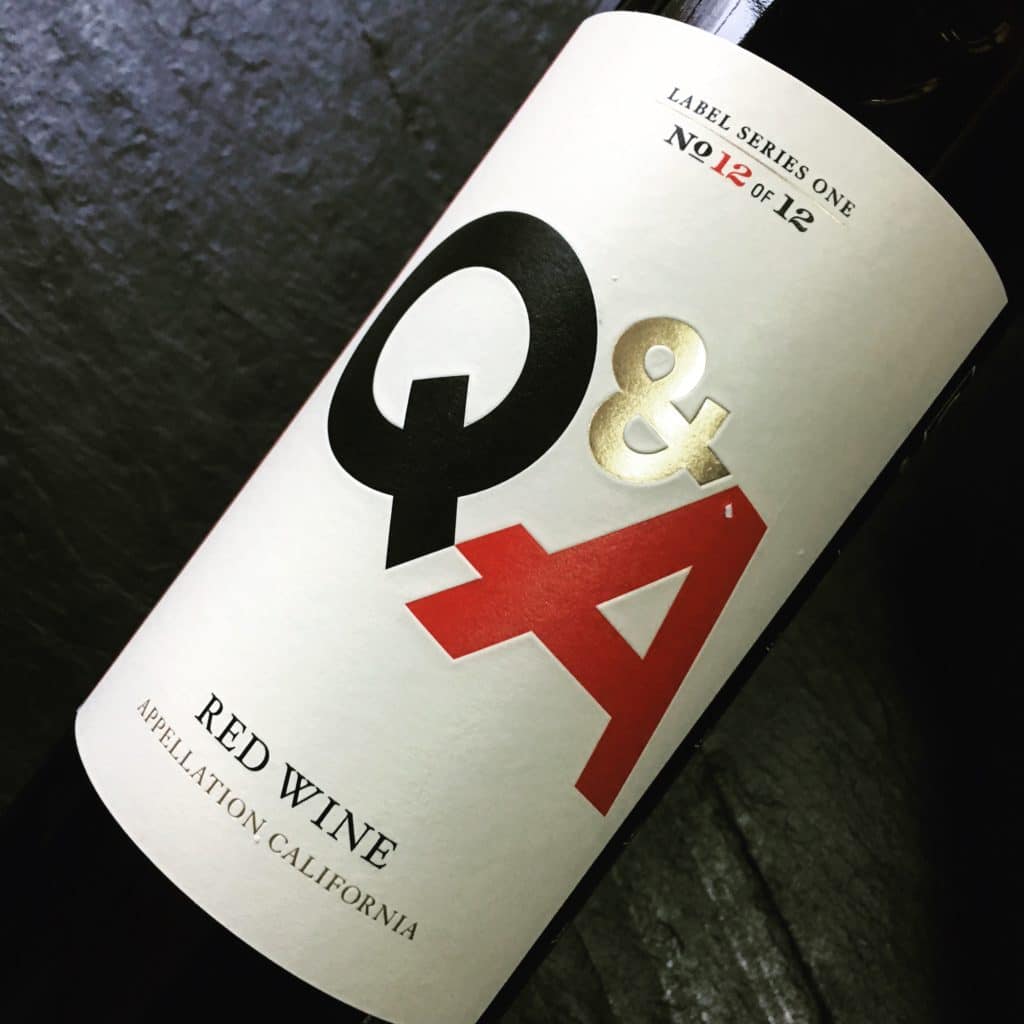 Q&A Label Series One No 12 Of 12 Red