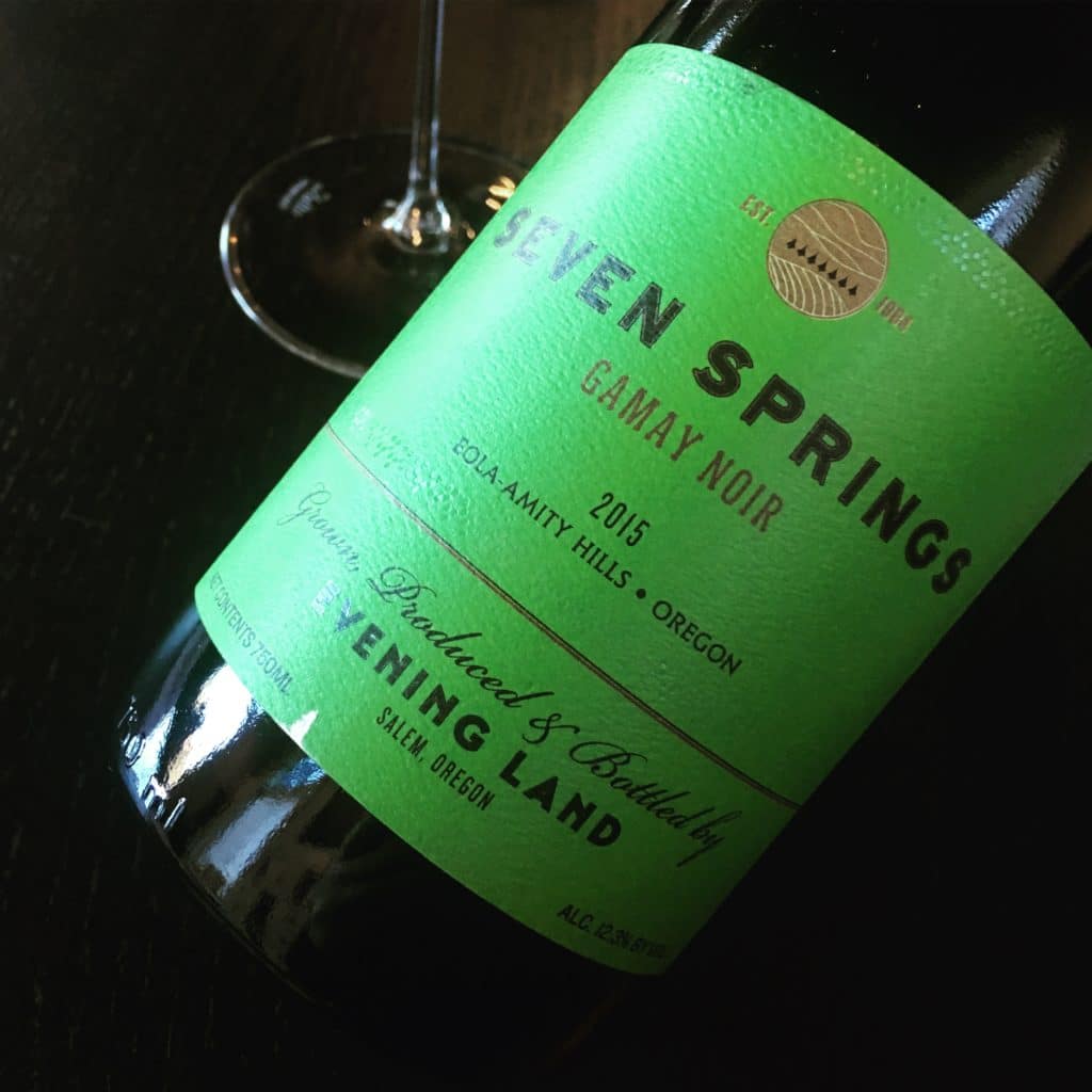 Evening Land Seven Springs Vineyard Gamay Noir 2015