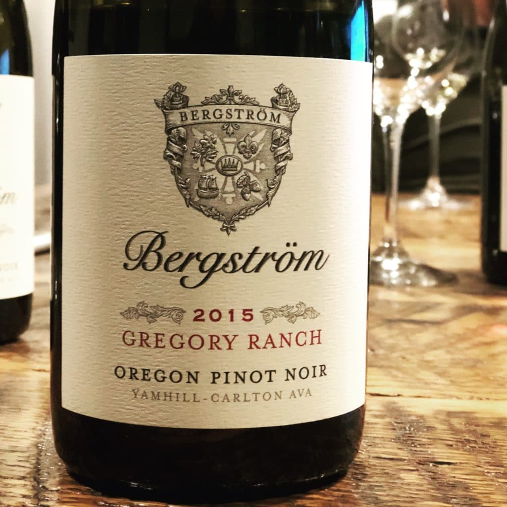 Bergström Gregory Ranch Pinot Noir 2015