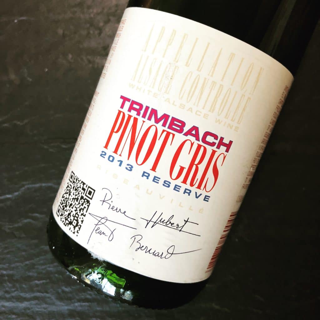 Trimbach Pinot Gris Alsace Réserve 2013